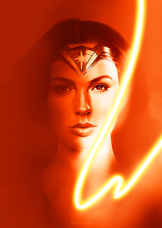Wonder Woman | Alternative movie poster by Flore Maquin