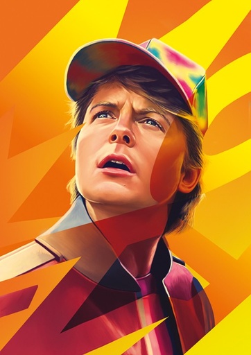 [P-BTTFMC-L50H80] Marty McFly