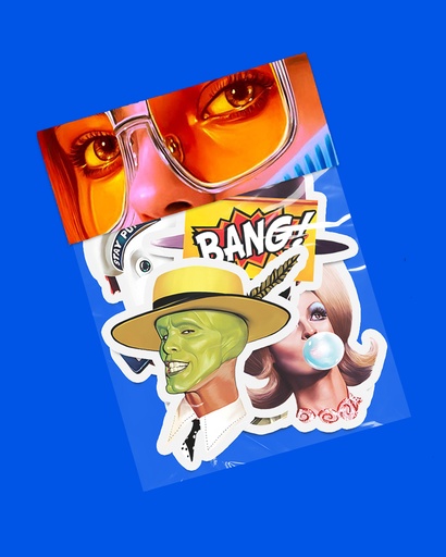 [S-LOT-7] Lot de 7 stickers vinyles